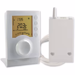 Description générale Le thermostat programmable radio Tybox 137 de Delta Dore est conçu pour la régulation des chaudières ou  ...
