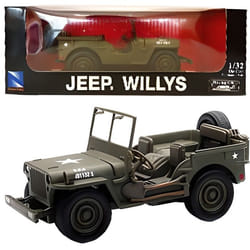 Voiture miniature - JEEP - Jeep Willys - Métal - Échelle 1/32 - Pour adultes