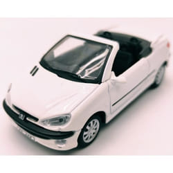 Voiture miniature - HTC - 206 CC - Blanc - 1/43 Cararama