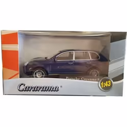 Voiture miniature PORSCHE CAYENNE S bleue Cararama 1/43 pour enfant de 3 ans et plus
