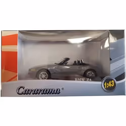Voiture miniature - BMW Z4 - Gris décapotable Cararama 1/43