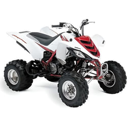 Quad Yamaha Raptor 660R blanc à l échelle 1/12ème. - HTC