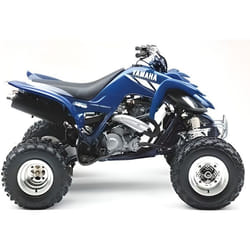 Quad Yamaha YFZ 450 bleu à l échelle 1/12ème - HTC