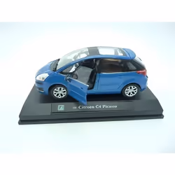 VOITURE CITROEN C4 PICASSO BLEUE METAL 1/24