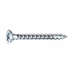 Vis Rocket tête fraisée Pozi VYNEX Acier zingué - 3514000251 - Vis Rocket tete fraisee Pozidrive acier zingue 4 Cavités sous  ...