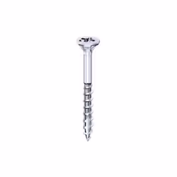Vis Rocket tête fraisée Pozi VYNEX Acier zingué - 351400025 - Vis Rocket tete fraisee Pozidrive acier zingue 4 Cavités sous t ...
