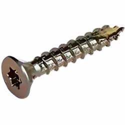 Vis à bois - ROCKET - 4 x 20 - Acier bichromaté - Torx - Tête fraisée