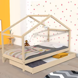 Description générale Le lit cabane KOALA est un meuble ludique et pratique qui transformera la chambre de votre enfant en un ...