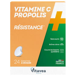 Vitavea Vitamine C Propolis 24 Comprimés à Croquer