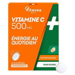 Vitavea Vitamine C 500 mg 24 Comprimés Effervescents