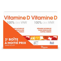 Vitavea Vitamine D Lot de 2 x 90 Comprimés