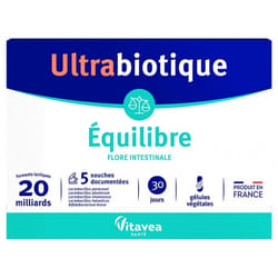 Vitavea Ultrabiotique Équilibre 30 Gélules Végétales
