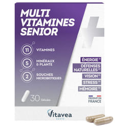 Vitavea Multivitamines Senior 30 Gélules