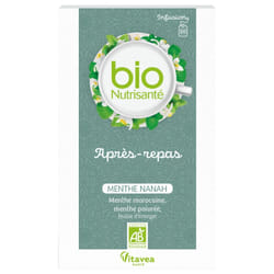 Vitavea Infusion Après-Repas Bio 20 Sachets