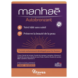 Vitavea Manhaé Autobronzant 60 Gélules