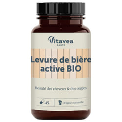 Vitavea Levure de Bière Active Bio 45 Gélules