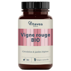 Vitavea Vigne Rouge Circulation & Jambes Légères Bio 30 Gélules