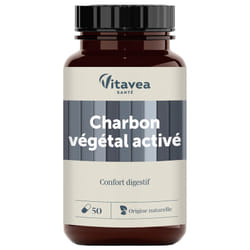 Vitavea Charbon Végétal Activé 50 Gélules