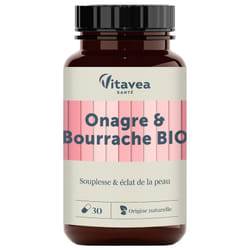 Vitavea Onagre et Bourrache Bio 30 Gélules