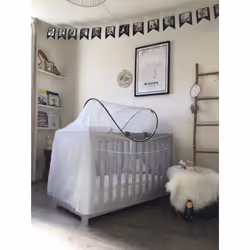 Deryan 3515688765327 moustiquaire pour lit de bébé Blanc