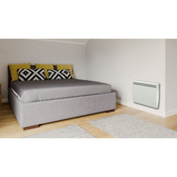 Carrera Radiateur Électrique Lcd Fonte Blanc 1000W Nata
