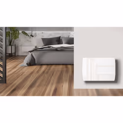 Carrera Radiateur Électrique Lcd Fonte Blanc 1000W Jarpa, Blanc, Acier, LCD, 1000 W, 640 mm, 105 mm