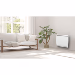 Carrera Radiateur Électrique Lcd Fonte + Film Blanc 1000W Cisco, Blanc, LCD, 1000 W, 580 mm, 140 mm, 580 mm
