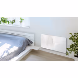 Carrera Radiateur Panneau Rayonnant Lcd Aluminium Blanc 2000W Klaas, Blanc, Acier, LCD, 2000 W, 910 mm, 105 mm