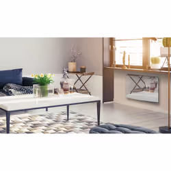 Carrera Radiateur Panneau Rayonnant Lcd Aluminium Miroir 1000W Klaas, Miroir, Acier, LCD, 1000 W, 610 mm, 105 mm