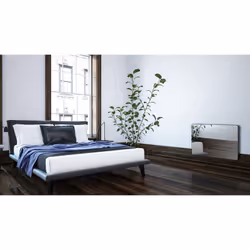 Carrera Radiateur Panneau Rayonnant Lcd Aluminium Miroir 1500W Klaas, Miroir, Acier, LCD, 1500 W, 760 mm, 105 mm
