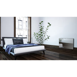 Carrera Radiateur Panneau Rayonnant Lcd Aluminium Miroir 1500W Klaas