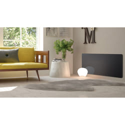 Carrera Radiateur Panneau Rayonnant Lcd Aluminium Noir 2000W Klaas