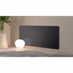 Carrera Radiateur Panneau Rayonnant Lcd Aluminium Noir 2000W Klaas