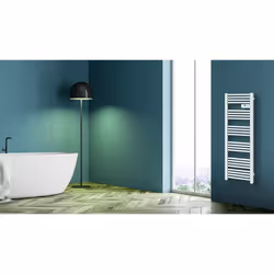 Carrera Sèche-Serviettes Lcd Sans Fluide Blanc 600W Etroit, 445 mm, 90 mm, 1365 mm, 7 kg