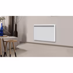 Carrera Radiateur Électrique Lcd Céramique + Film Blanc 1500W Moala, Vitrocéramique, Blanc, Acier, LCD, 1500 W, 750 mm