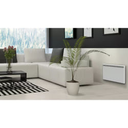 Carrera Radiateur Électrique Lcd Fonte + Film Blanc 1500W Suva