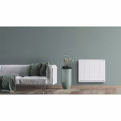 Carrera Radiateur Électrique Lcd Céramique + Film Blanc 1000W Indiana, Vitrocéramique, Blanc, LCD, 1000 W, 560 mm, 120 mm