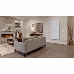 Carrera Radiateur Électrique Vertical Lcd Aluminium Blanc 1500W Klaas, Blanc, Acier, LCD, 1500 W, 460 mm, 110 mm