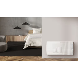 Carrera Radiateur Électrique Lcd Fonte Blanc 2000W Jarpa