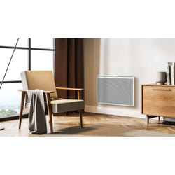 Carrera Radiateur Panneau Rayonnant Lcd Aluminium Blanc 1000W Logan