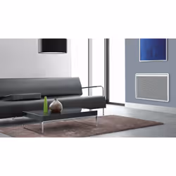 Carrera Radiateur Panneau Rayonnant Compact Lcd Aluminium Blanc 1500W Smart, Blanc, Acier, LCD, 1500 W, 600 mm, 125 mm