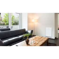 Carrera Radiateur Électrique Lcd Céramique Blanc 1000W Jada, Vitrocéramique, Blanc, Aluminium, LCD, 1000 W, 450 mm