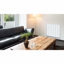 Carrera Radiateur Électrique Lcd Céramique Blanc 1500W Jada, Vitrocéramique, Blanc, Aluminium, LCD, 1500 W, 600 mm