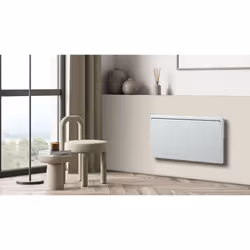 Carrera Radiateur Électrique Lcd Céramique Blanc 1500W Uno, Vitrocéramique, Blanc, Acier, LCD, 1500 W, 750 mm