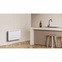 Carrera Radiateur Électrique Lcd Fonte Blanc 1000W Uno, Blanc, Acier, LCD, 1000 W, 600 mm, 125 mm