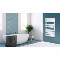 Carrera Sèche-Serviettes Avec Soufflerie Lcd Sans Fluide Blanc 1750W Pluton, 550 mm, 130 mm, 1075 mm, 11 kg