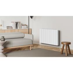 Carrera Radiateur Électrique Lcd Céramique Blanc 2000W Nelia Compact