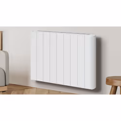 Carrera Radiateur Électrique Lcd Céramique Blanc 2000W Nelia Compact