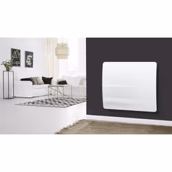 Carrera Radiateur Électrique Tactile Fonte + Film Blanc 2000W Sixty, Blanc, Acier, LCD, 2000 W, 790 mm, 147 mm
