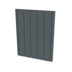 Carrera - Radiateur Électrique lcd Céramique Gris Anthracite 1000W jada